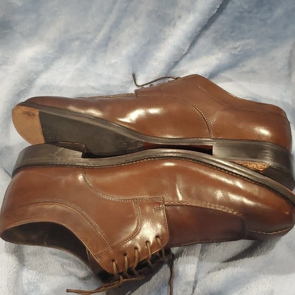 Cole Haan city chocolate brown leather lace up oxford